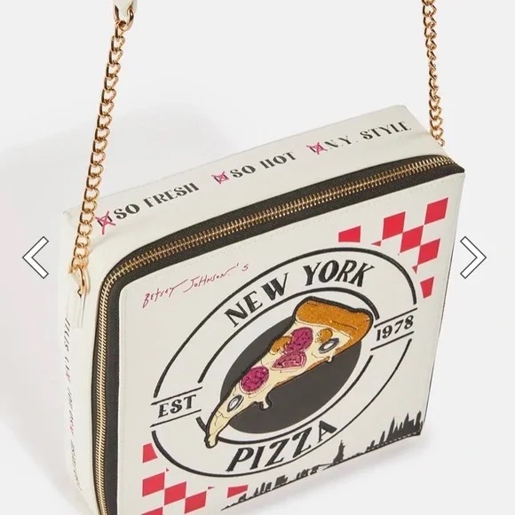 Betsey Johnson Handbags - Betsey Johnson Pizza Box Crossbody Purse